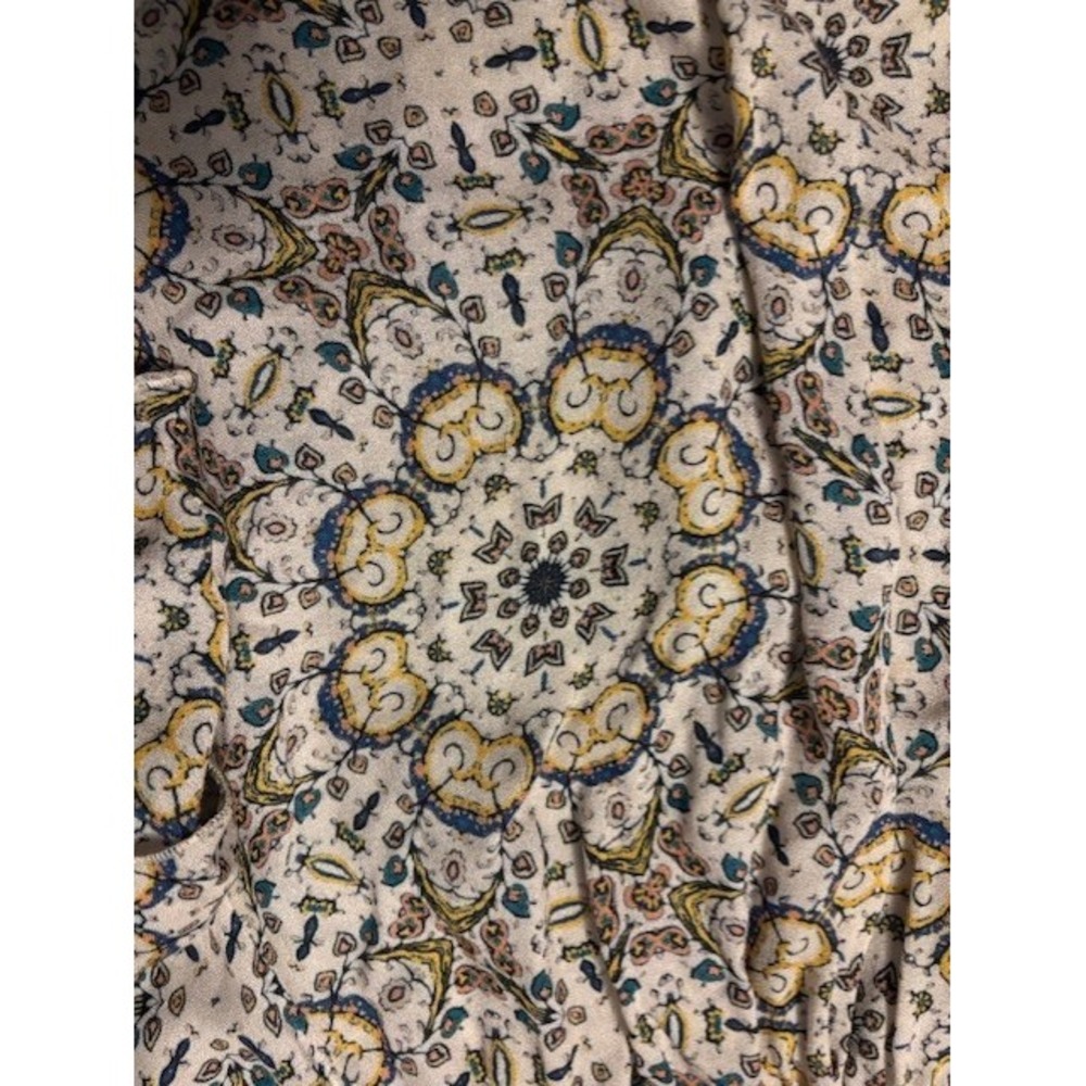 Ella Moss short sleeve off the shoulder blouse, bohemian pattern, size medium - Picture 6 of 8